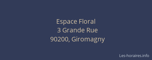 Espace Floral