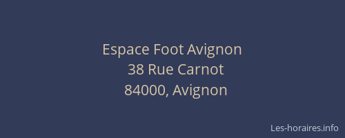 Espace Foot Avignon