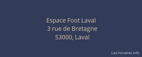 Espace Foot Laval