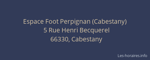 Espace Foot Perpignan (Cabestany)