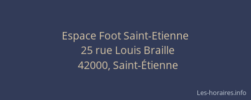 Espace Foot Saint-Etienne