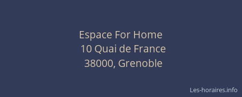 Espace For Home