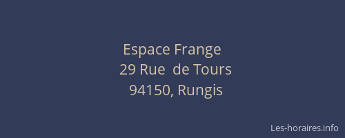 Espace Frange