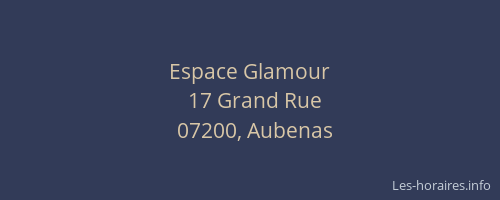 Espace Glamour