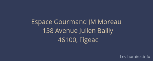 Espace Gourmand JM Moreau