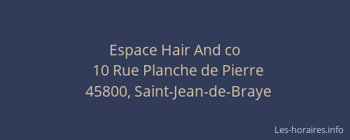 Espace Hair And co