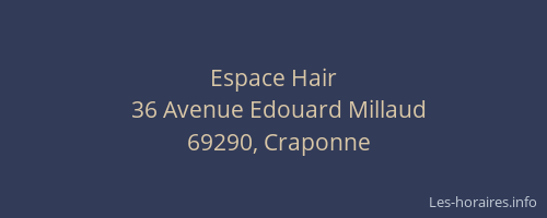 Espace Hair