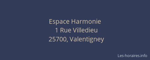 Espace Harmonie