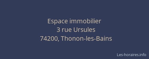 Espace immobilier
