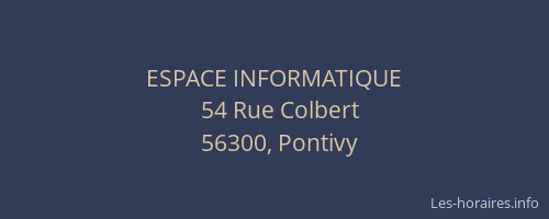 ESPACE INFORMATIQUE