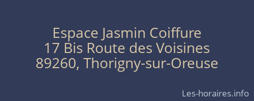 Espace Jasmin Coiffure
