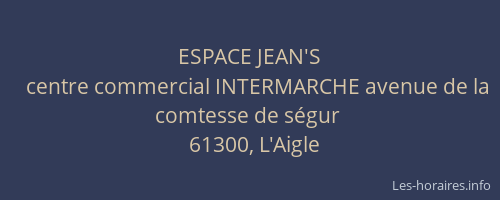 ESPACE JEAN'S