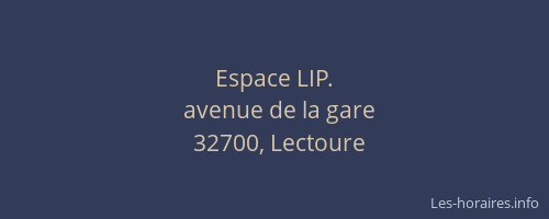 Espace LIP.