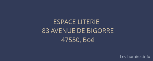 ESPACE LITERIE