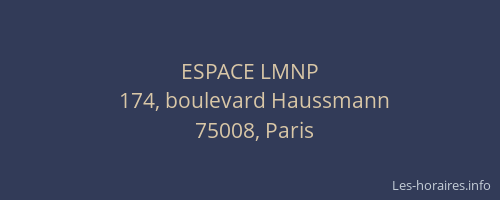 ESPACE LMNP