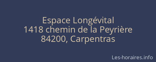 Espace Longévital