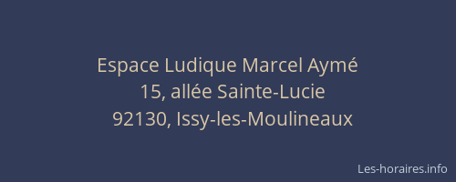 Espace Ludique Marcel Aymé