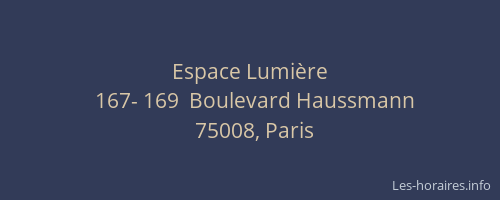 Espace Lumière