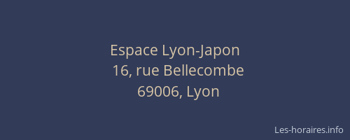 Espace Lyon-Japon