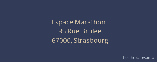 Espace Marathon