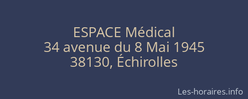 ESPACE Médical