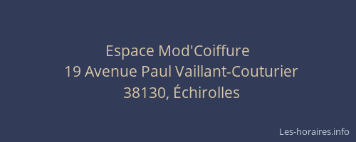 Espace Mod'Coiffure