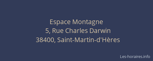Espace Montagne