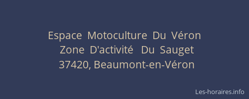 Espace  Motoculture  Du  Véron