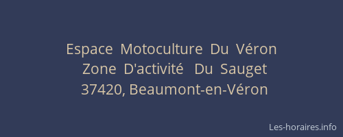 Espace  Motoculture  Du  V&eacute;ron