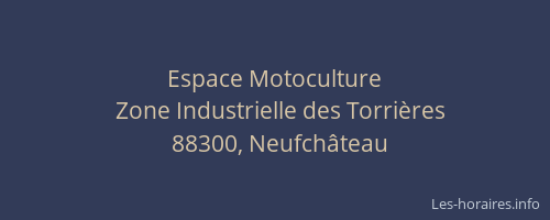 Espace Motoculture