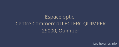 Espace optic