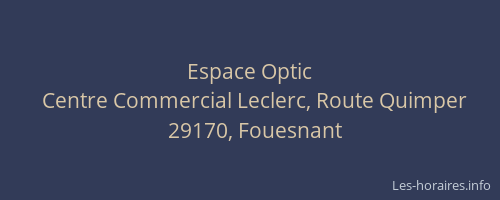 Espace Optic