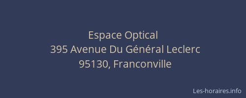 Espace Optical
