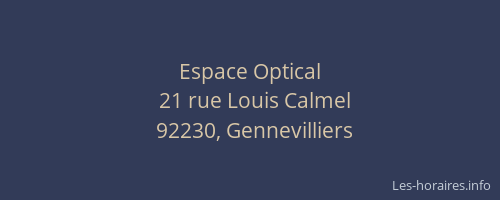 Espace Optical
