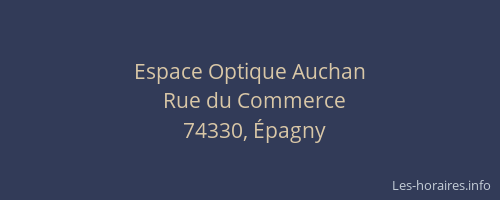Espace Optique Auchan