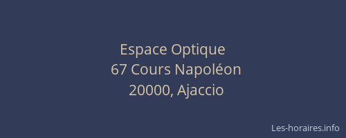 Espace Optique
