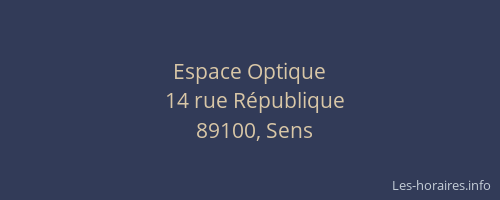 Espace Optique