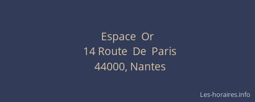 Espace  Or