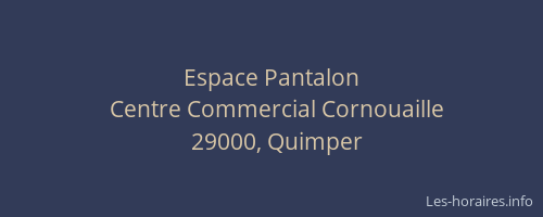 Espace Pantalon