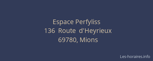 Espace Perfyliss