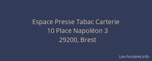 Espace Presse Tabac Carterie