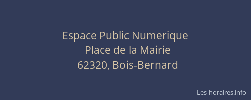 Espace Public Numerique