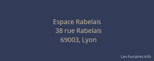 Espace Rabelais