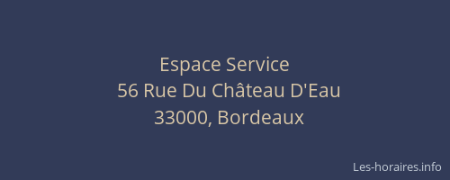 Espace Service