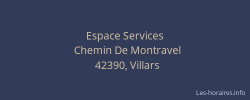 Espace Services
