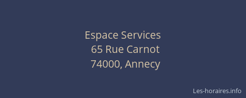 Espace Services