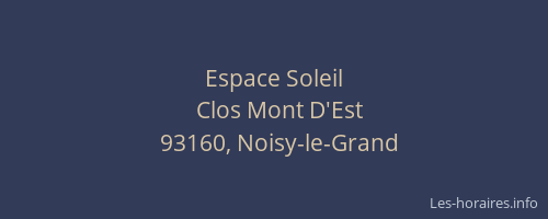 Espace Soleil