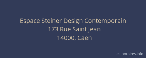 Espace Steiner Design Contemporain