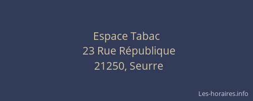 Espace Tabac