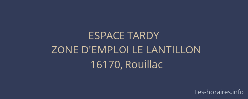 ESPACE TARDY